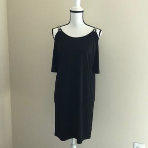 Michael Kors - cold shoulder little black dress